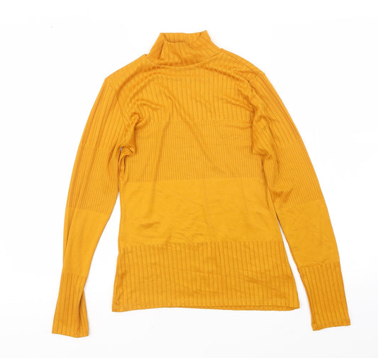 F&F Womens Yellow   Basic T-Shirt Size 10