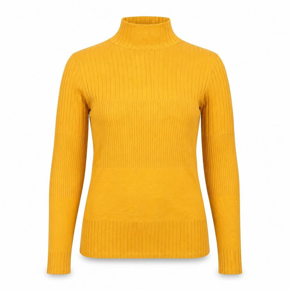 Womens UK Size 10 F&F Yellow Basic T-Shirt