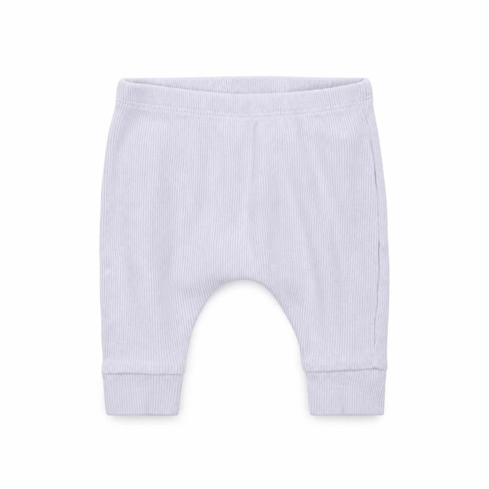 Front view of Next Baby Purple Capri Trousers, size 0-3, Months