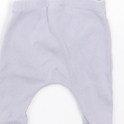 NEXT Baby Purple   Capri Trousers Size 0-3 Months