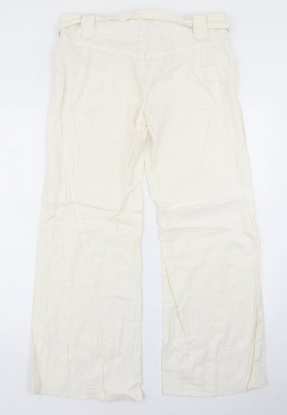 Terminal One Womens Ivory   Trousers  Size 16 L28 in