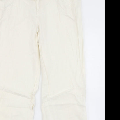 Terminal One Womens Ivory   Trousers  Size 16 L28 in