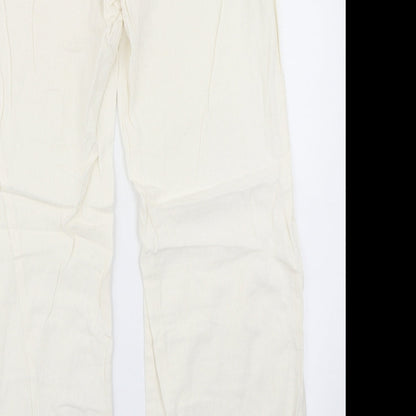 Terminal One Womens Ivory   Trousers  Size 16 L28 in