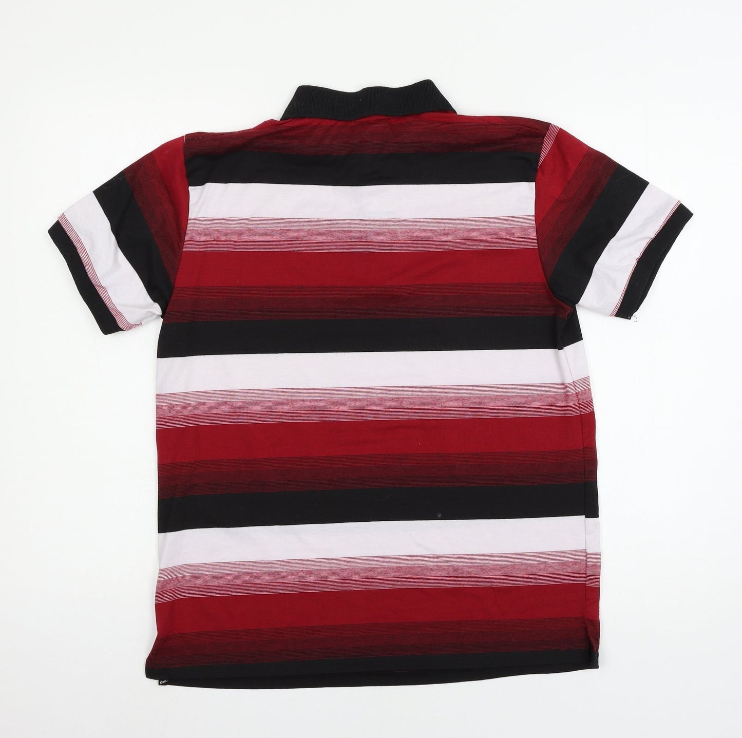 Abizan Mens Red Striped Jersey  Polo Size M