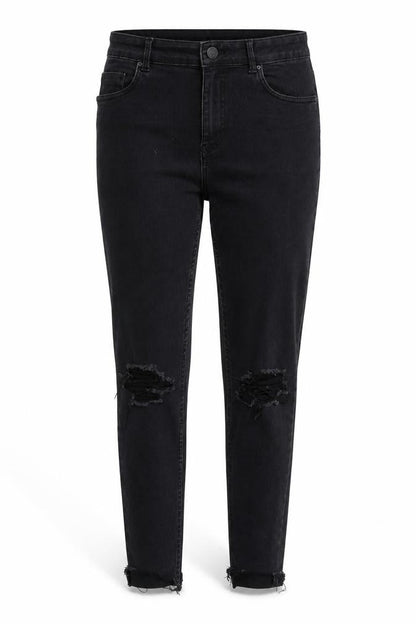 Womens UK Size 12 New Look Regular Fit Skinny Black Jeans
