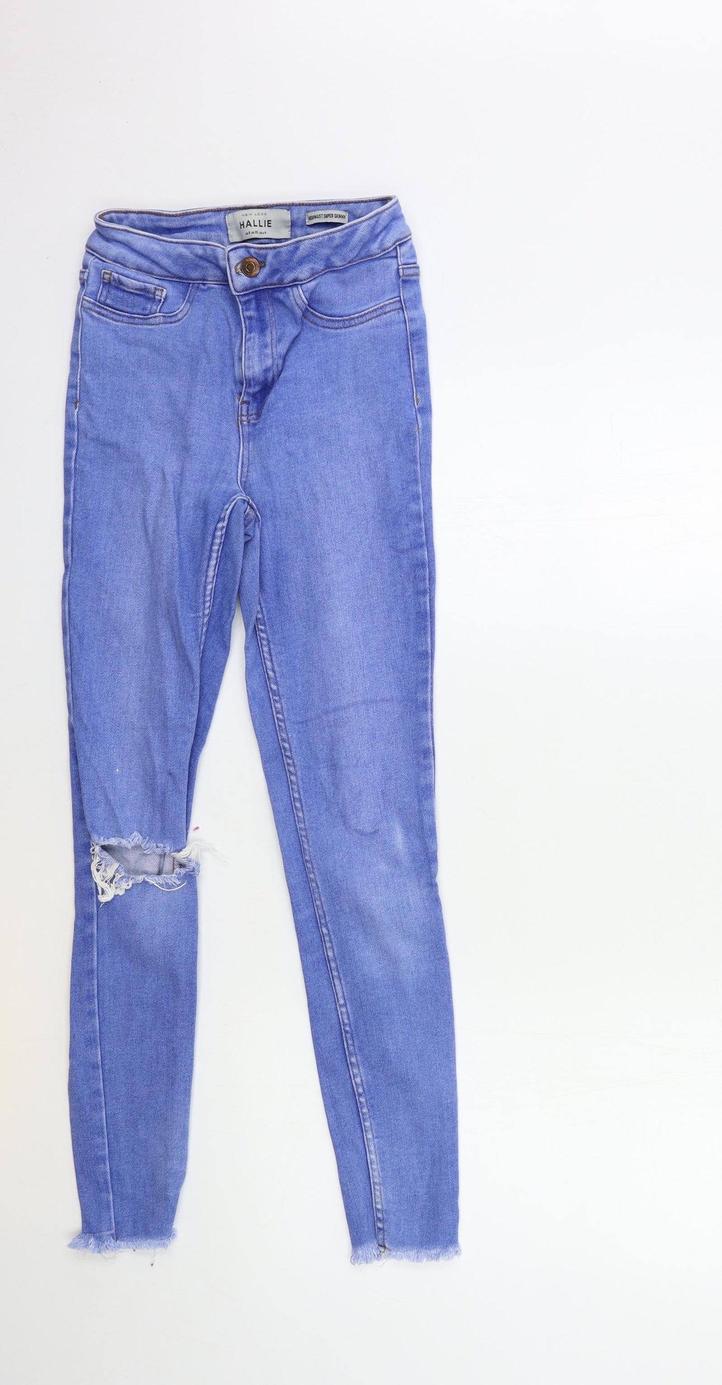 New Look Womens Blue  Denim Skinny Jeans Size 8 L27 in