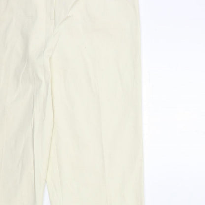 Illusion Womens Beige   Trousers  Size 12 L34 in