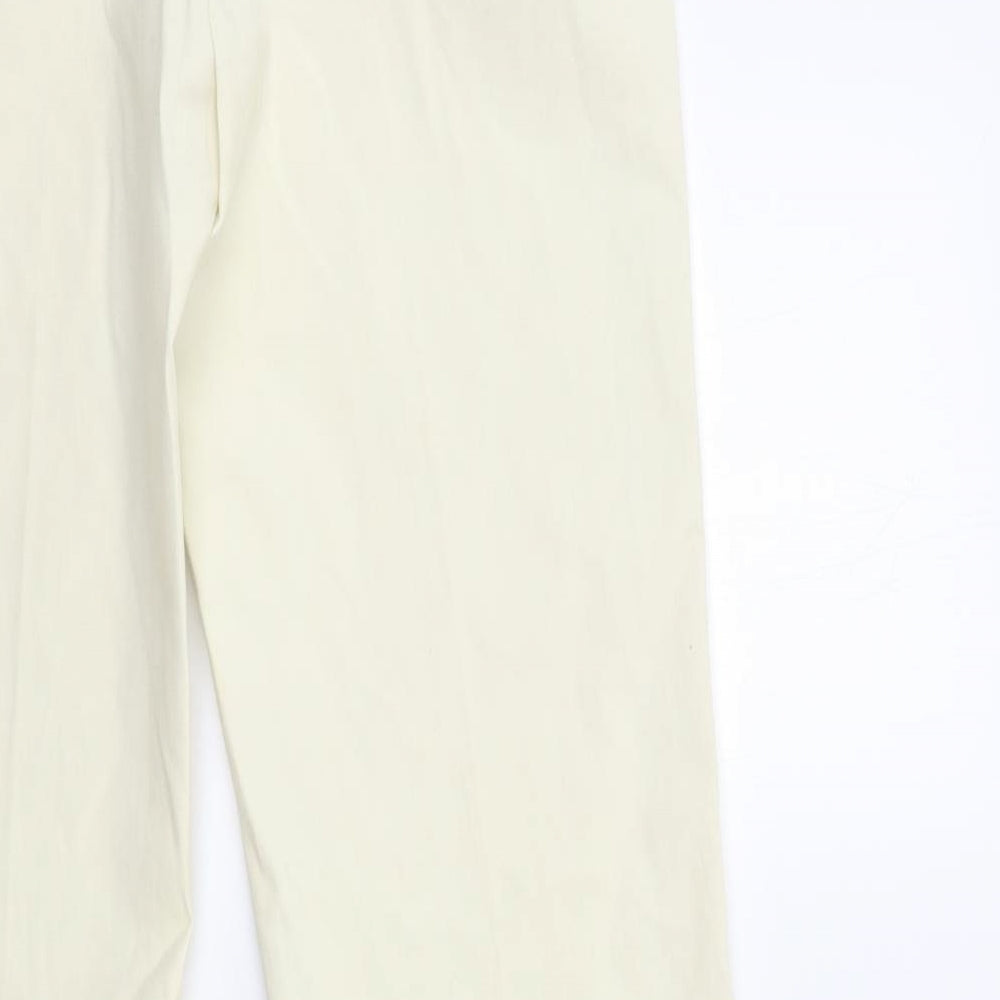 Illusion Womens Beige   Trousers  Size 12 L34 in