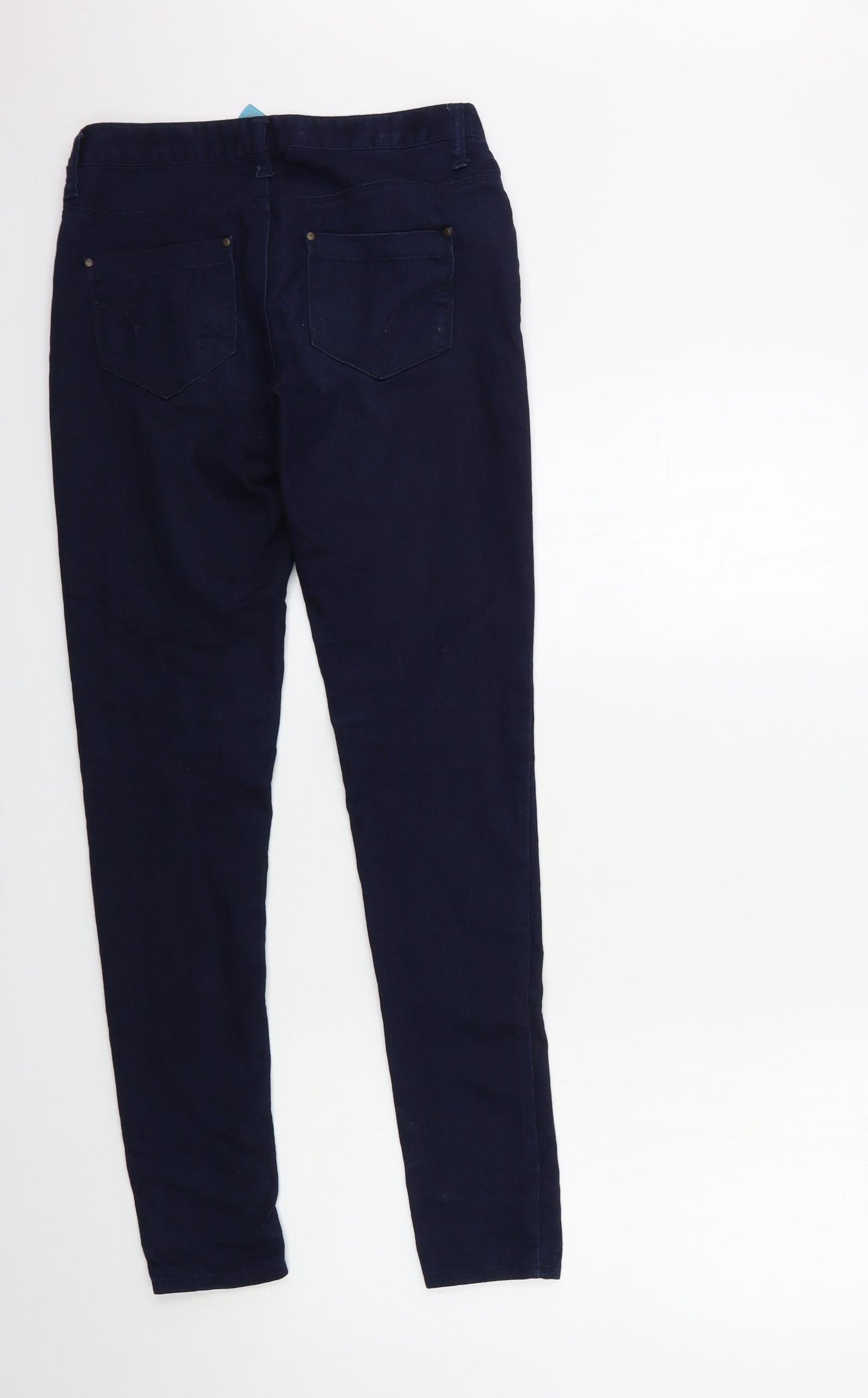 Denim & Co. Womens Blue  Denim Skinny Jeans Size 6 L30 in