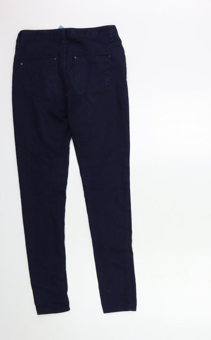 Denim & Co. Womens Blue  Denim Skinny Jeans Size 6 L30 in