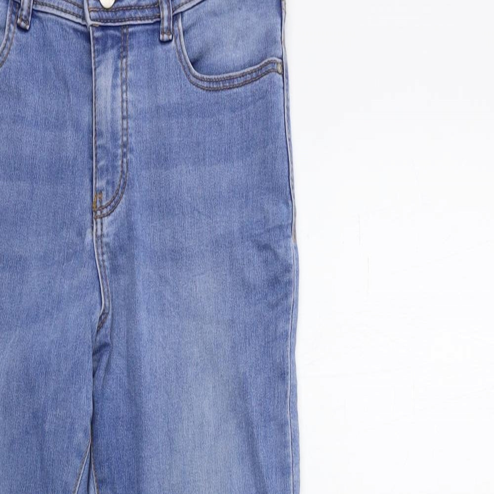 Denim & Co. Womens Blue  Denim Skinny Jeans Size 10 L31 in