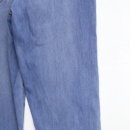 Denim & Co. Womens Blue  Denim Skinny Jeans Size 10 L31 in