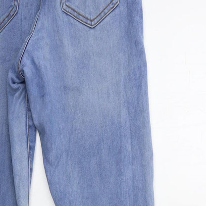 Denim & Co. Womens Blue  Denim Skinny Jeans Size 10 L29 in