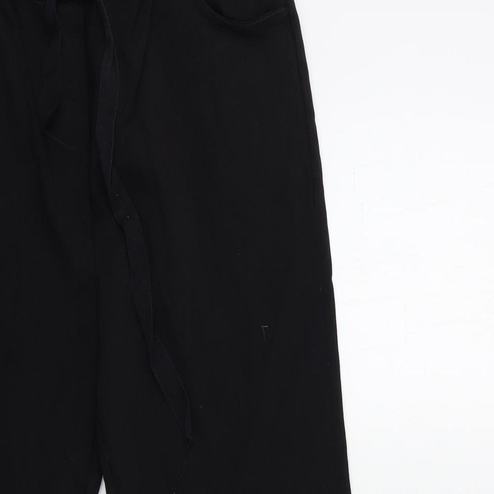 Womens UK Size 30 in Preworn Regular Fit  Black Trousers
