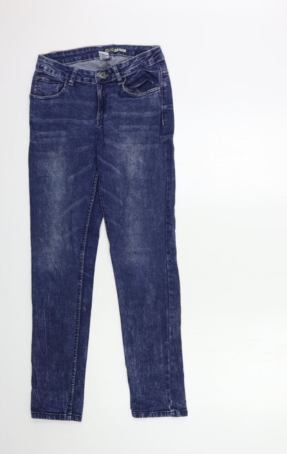Womens UK Size 8 Up Fashion Regular Fit Skinny Blue Jeans