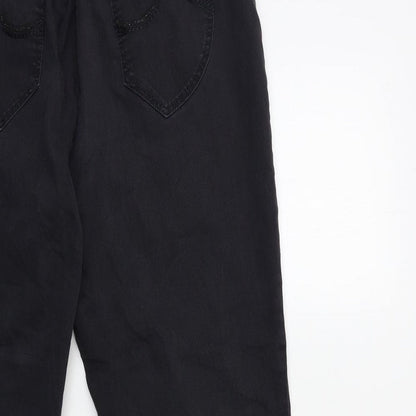Raphaël Womens Black  Denim Straight Jeans Size 38 in L31 in