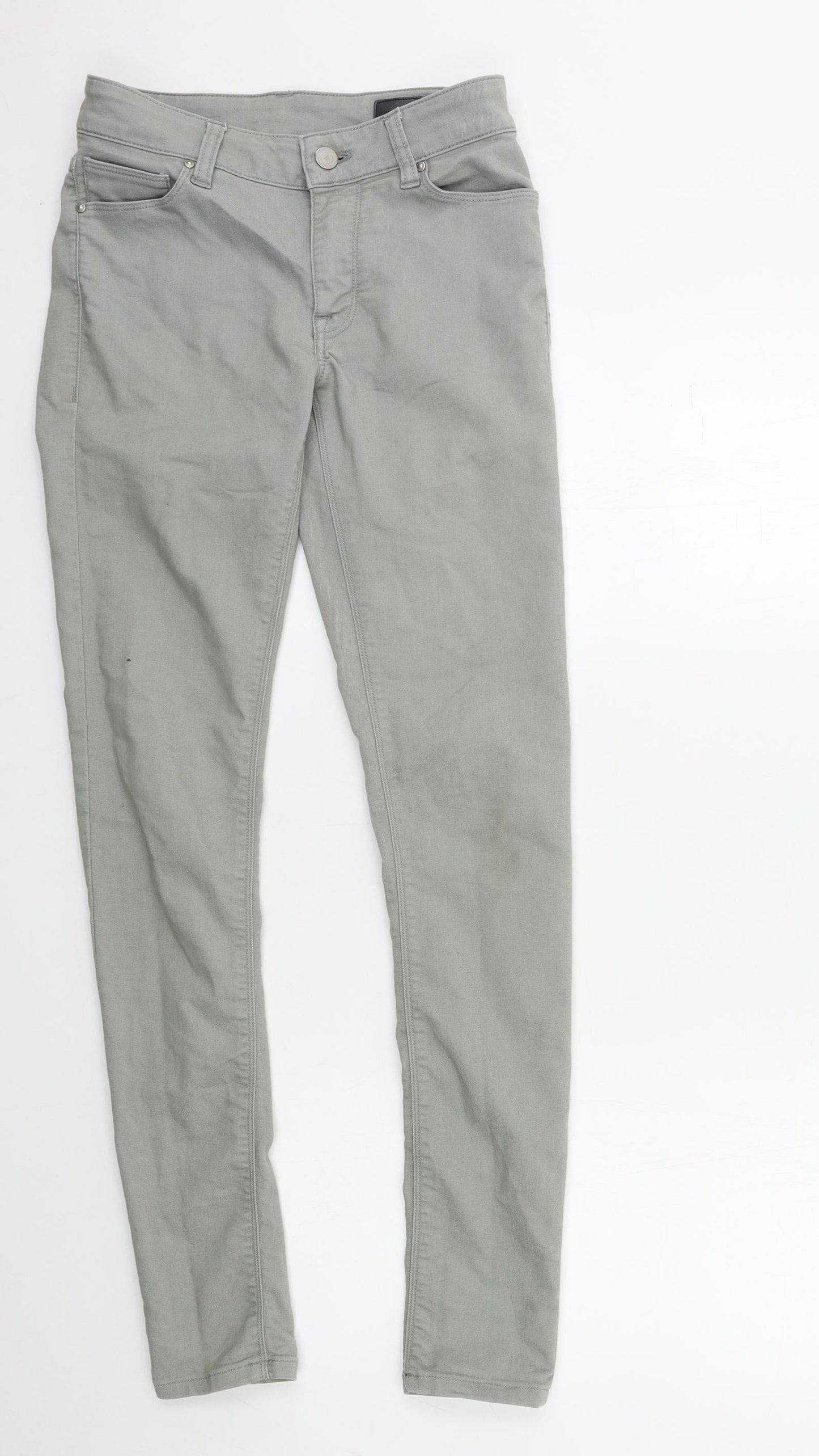ASOS Womens Grey  Denim Skinny Jeans Size 26 in L29 in