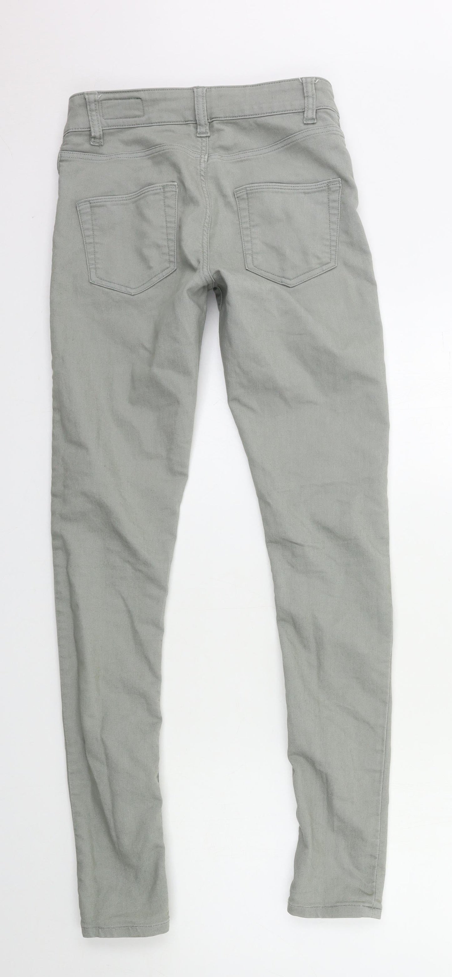 ASOS Womens Grey  Denim Skinny Jeans Size 26 in L29 in