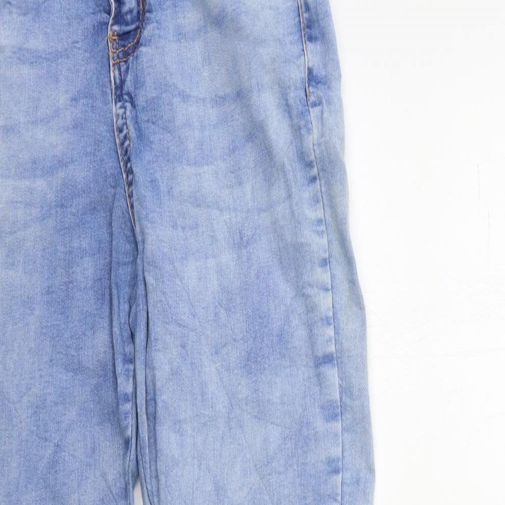 Womens UK Size 10 Miss Rj Regular Fit Skinny Blue Jeans