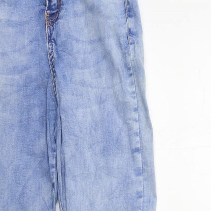 Womens UK Size 10 Miss Rj Regular Fit Skinny Blue Jeans