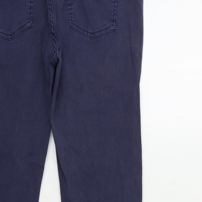 Preworn Womens Blue  Denim Skinny Jeans Size 12 L27 in