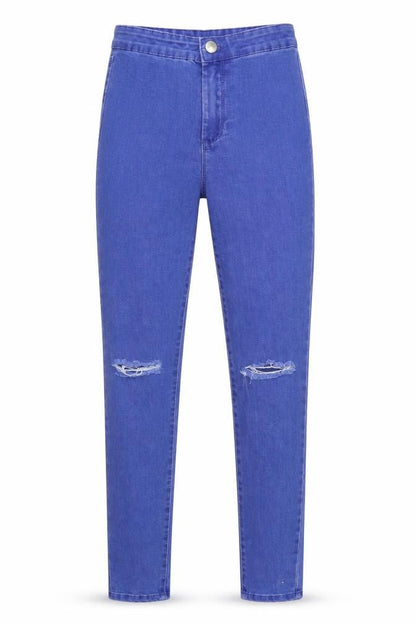 Denim & Co. Womens Blue  Denim Skinny Jeans Size 6 L28 in