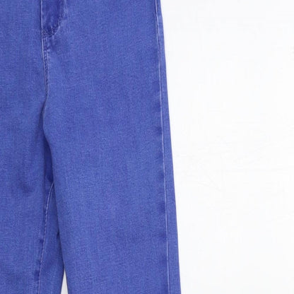 Denim & Co. Womens Blue  Denim Skinny Jeans Size 6 L28 in