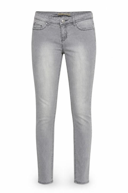Womens UK Size 10 Denim & Co. Regular Fit Skinny Grey Jeans