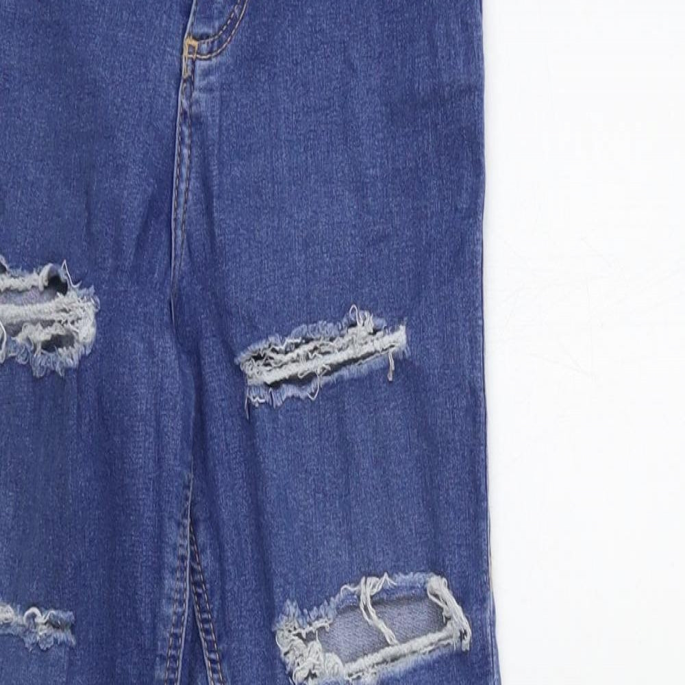 Topshop Womens Blue  Denim Skinny Jeans Size 26 in L30 in