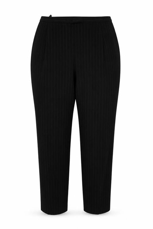 Womens UK Size 18 Etam Regular Fit  Black Trousers