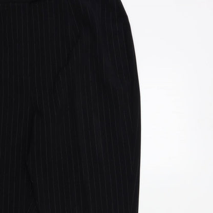 Womens UK Size 18 Etam Regular Fit  Black Trousers