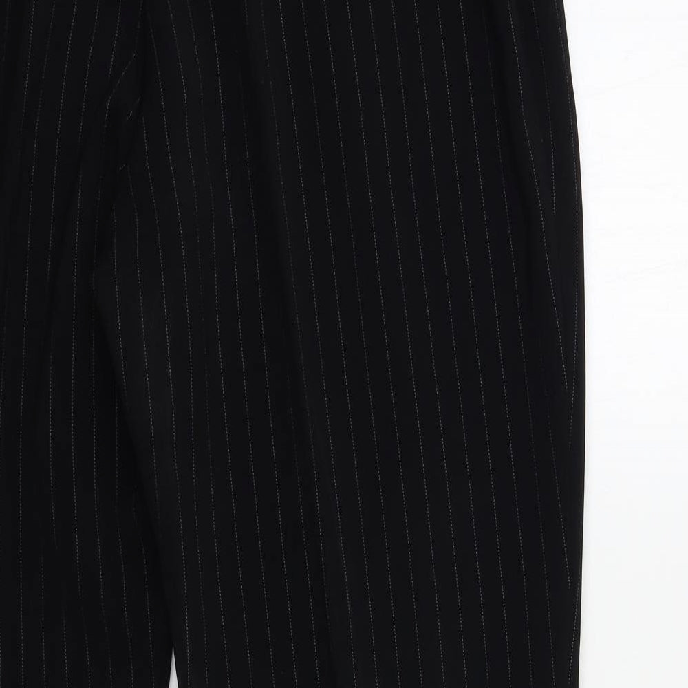 Womens UK Size 18 Etam Regular Fit  Black Trousers
