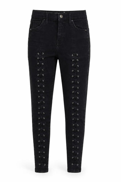 Womens UK Size 25 in Topshop Regular Fit Skinny Black Jeans