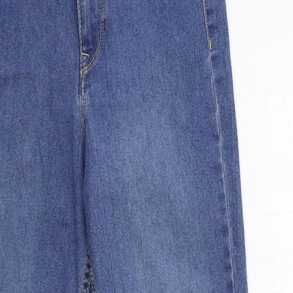 Womens UK Size 27 in H&M Regular Fit Skinny Blue Jeans