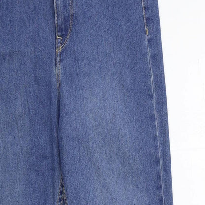Womens UK Size 27 in H&M Regular Fit Skinny Blue Jeans