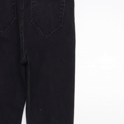 Womens UK Size 12 365 Denim Regular Fit Skinny Black Jeans