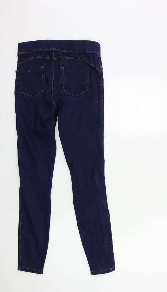 Denim & Co. Womens Blue  Denim Skinny Jeans Size 6 L29 in