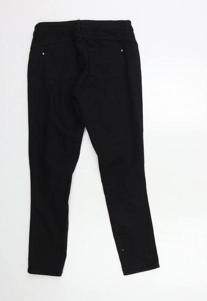 Select Womens Black  Denim Skinny Jeans Size 10 L28 in