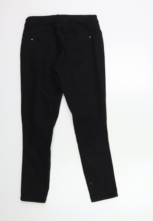 Select Womens Black  Denim Skinny Jeans Size 10 L28 in