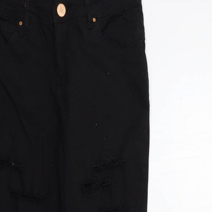 Select Womens Black  Denim Skinny Jeans Size 10 L28 in
