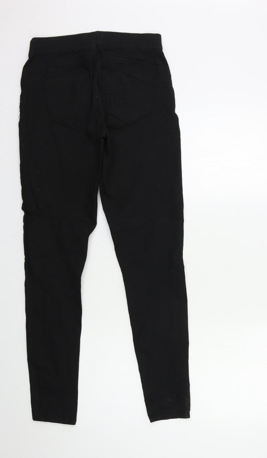 Denim & Co. Womens Black  Denim Skinny Jeans Size 10 L30 in