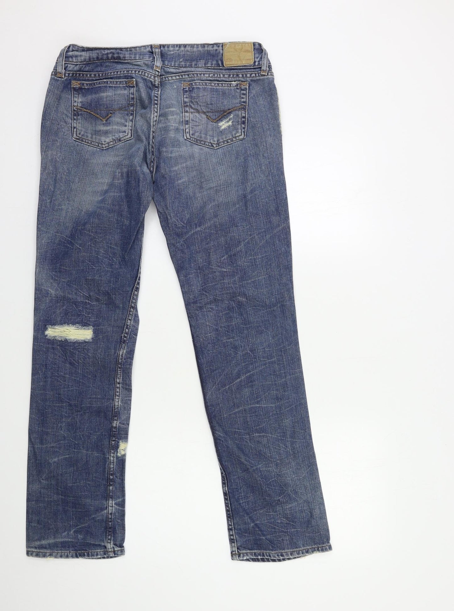 Womens UK Size 30 in Preworn Regular Fit Skinny Blue Jeans