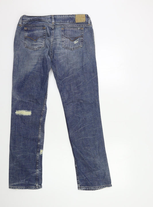 Womens UK Size 30 in Preworn Regular Fit Skinny Blue Jeans