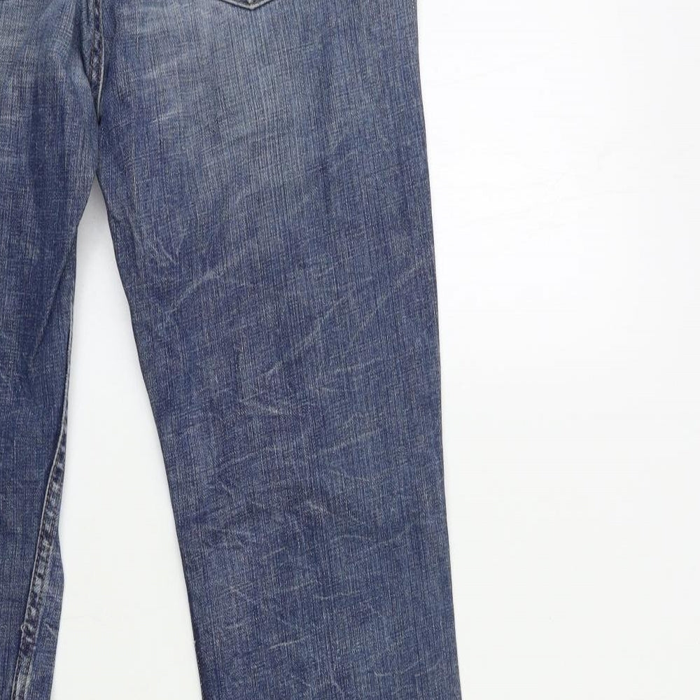 Womens UK Size 30 in Preworn Regular Fit Skinny Blue Jeans