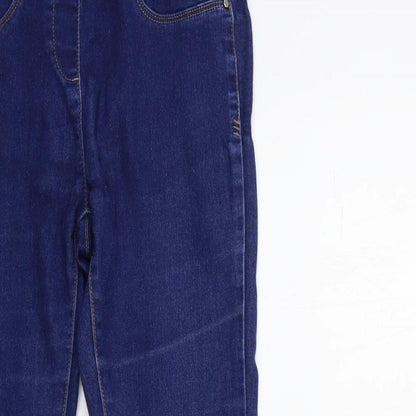 George Womens Blue  Denim Skinny Jeans Size 8 L29 in