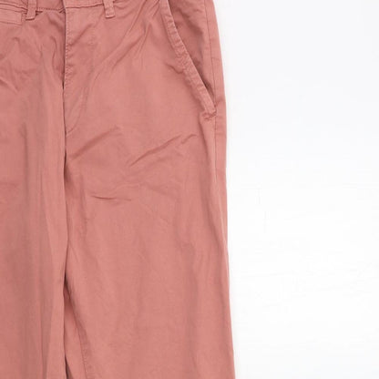 Womens UK Size 10 Principles Regular Fit Chino Pink Trousers