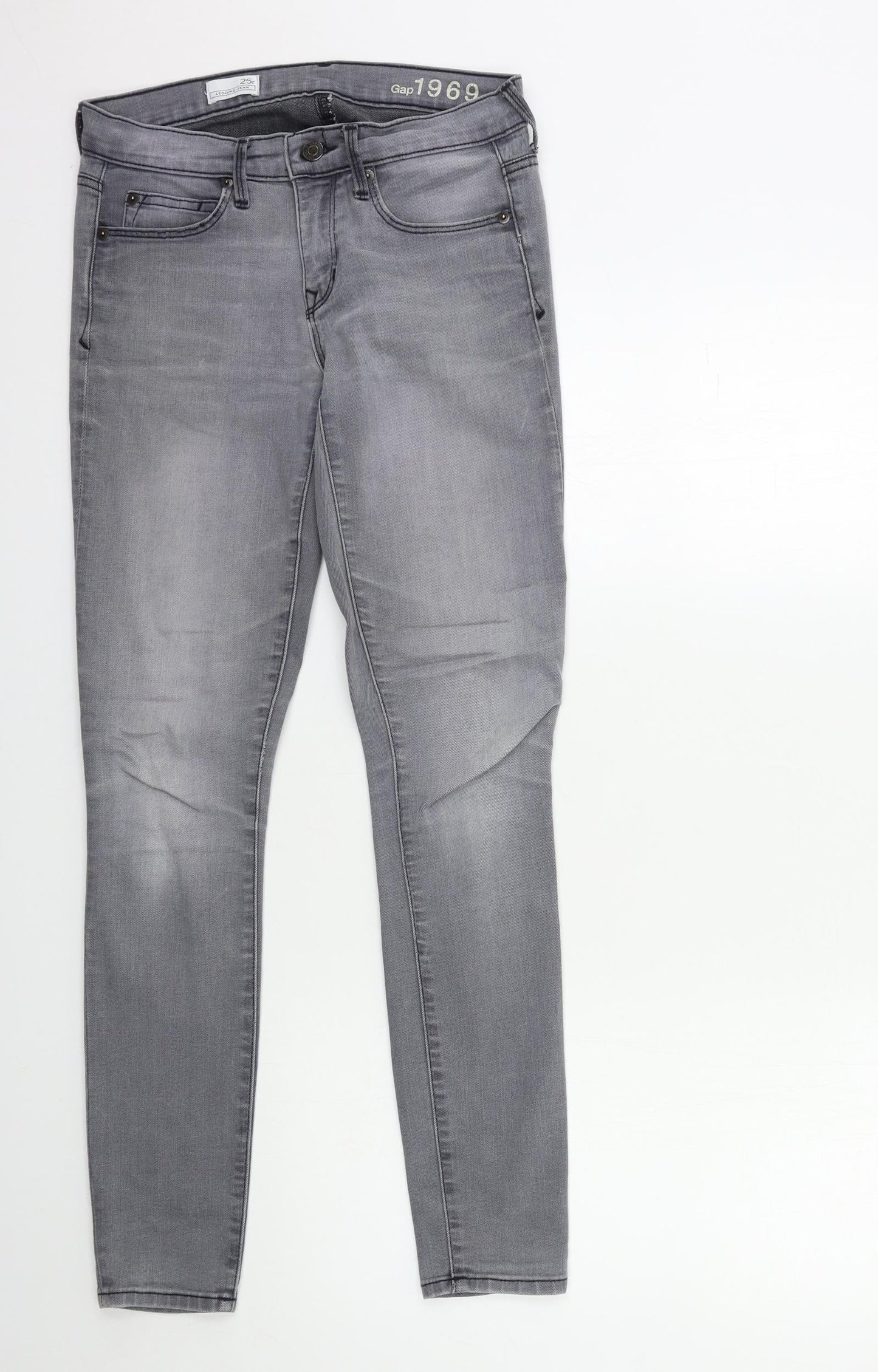 Gap Womens Grey  Denim Skinny Jeans Size 25 in L30 in