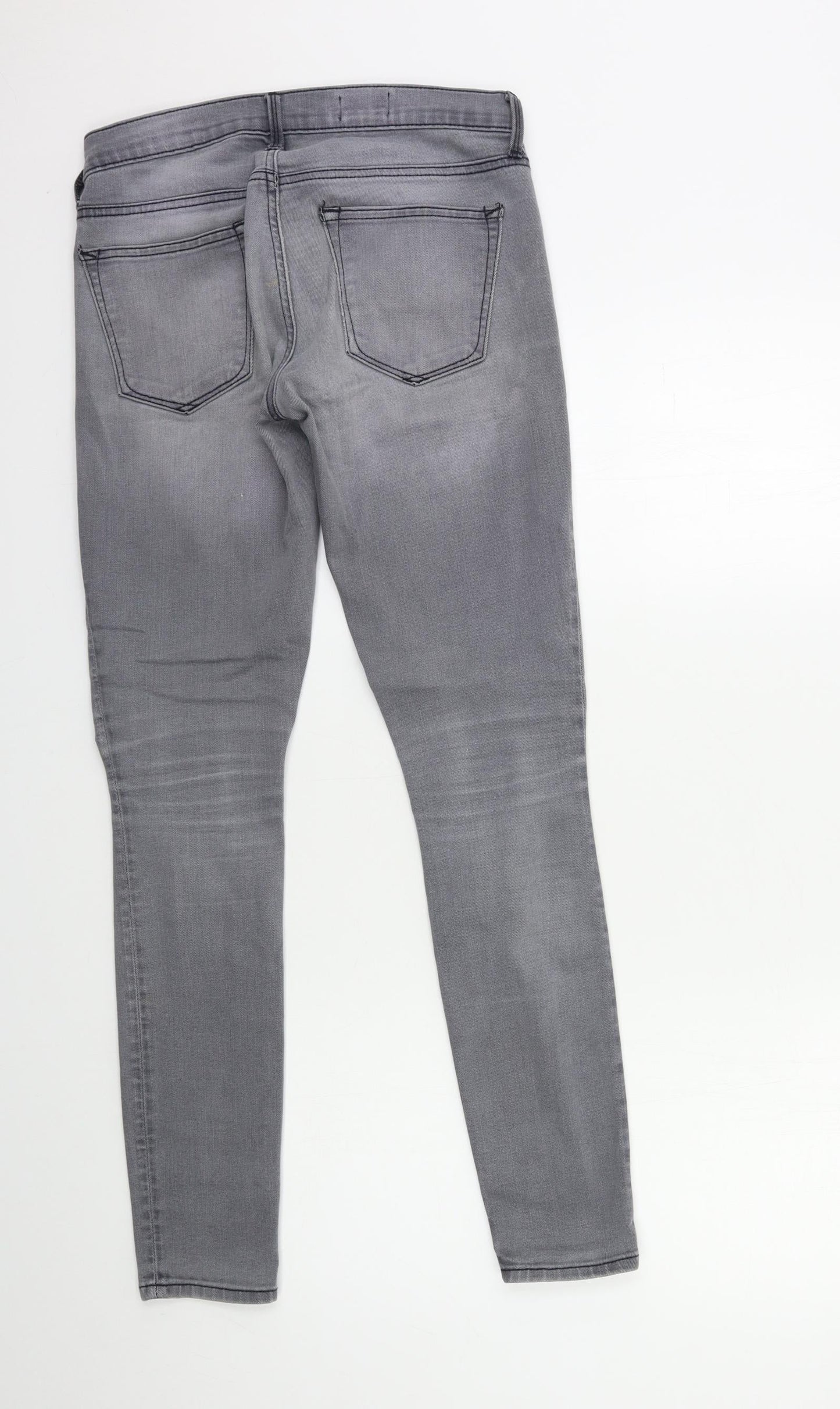 Gap Womens Grey  Denim Skinny Jeans Size 25 in L30 in