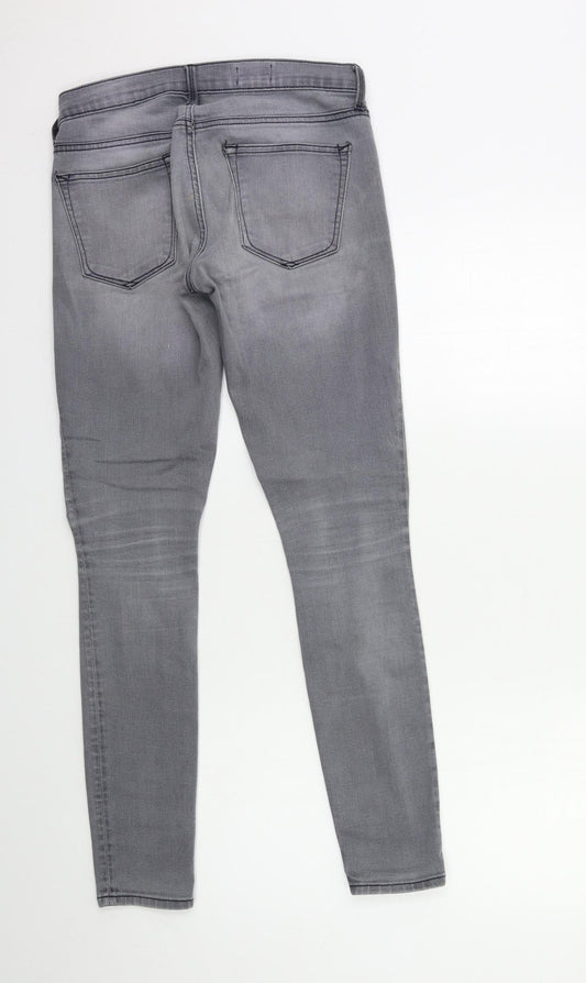 Gap Womens Grey  Denim Skinny Jeans Size 25 in L30 in