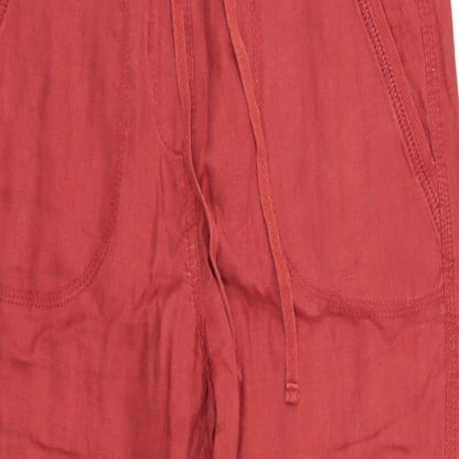 Womens UK Size 12 M&S Regular Fit  Orange Trousers